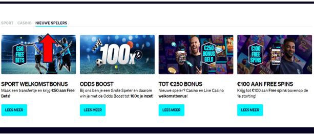 Welkomstbonus - Nieuwe Speler – BetCity